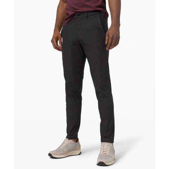 Lululemon Commission Pant Slim Warpstreme Black Men's Size 32 x 32 EUC - Picture 1 of 11